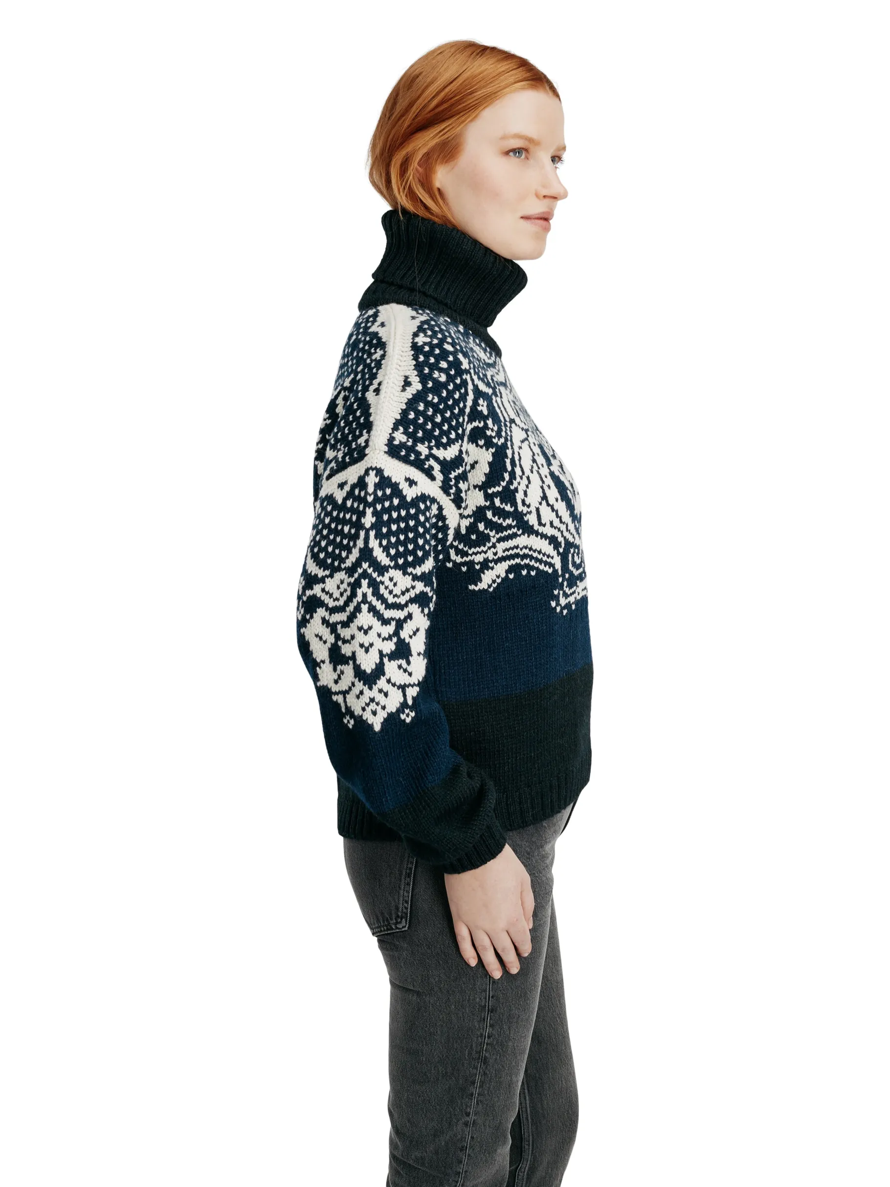 Fashion Blomdalen Women's Sweater Women Turtle-Neck