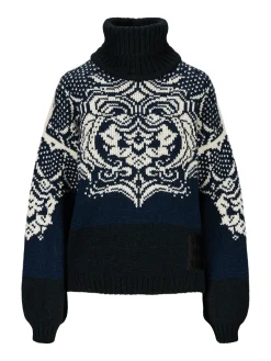 Fashion Blomdalen Women's Sweater Women Turtle-Neck