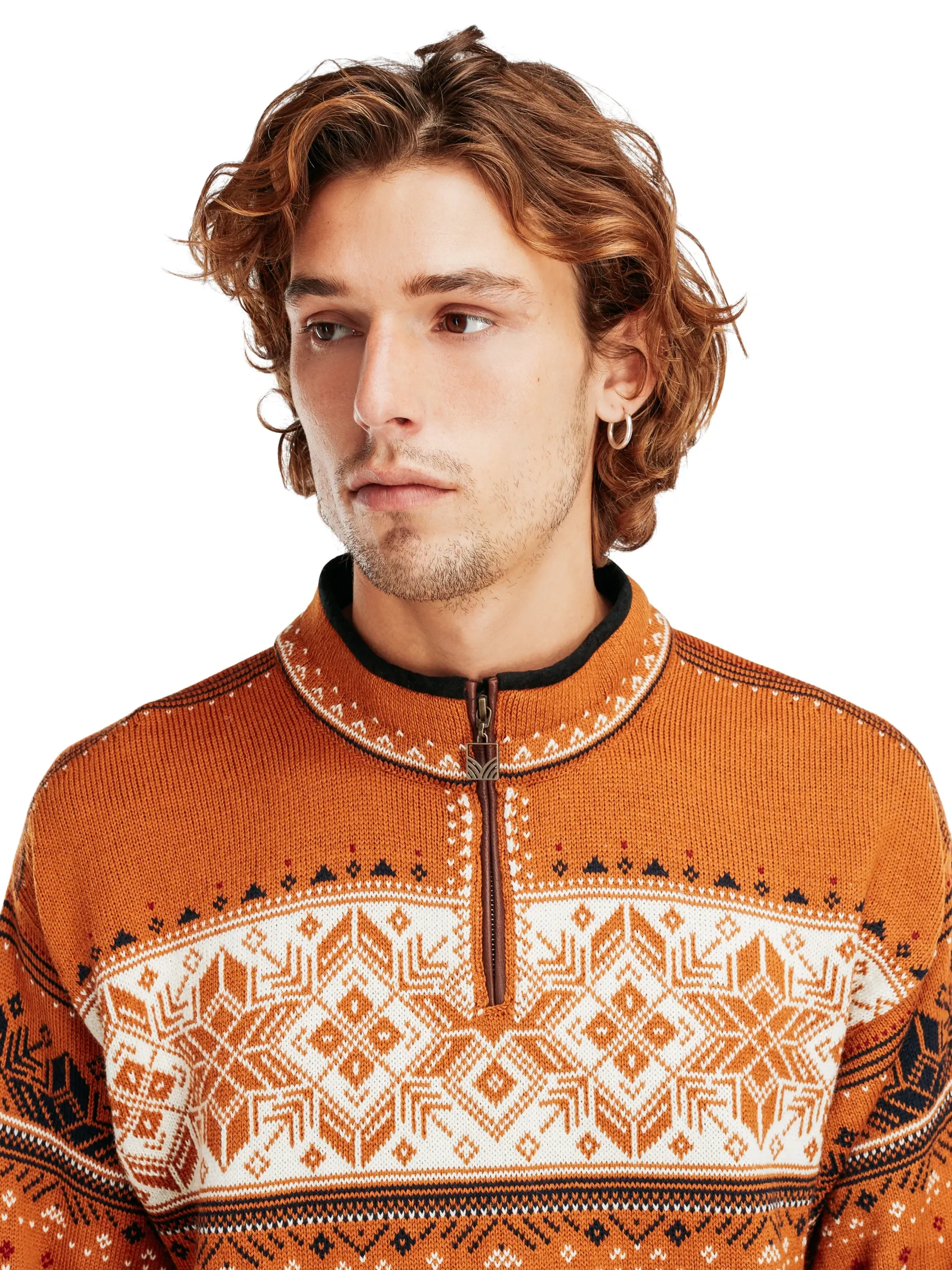 New Blyfjell Men's Knit Sweater Men Half-Zip