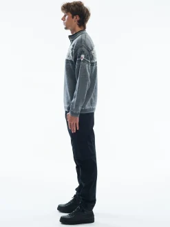 New Blyfjell Men's Knit Sweater Men Half-Zip