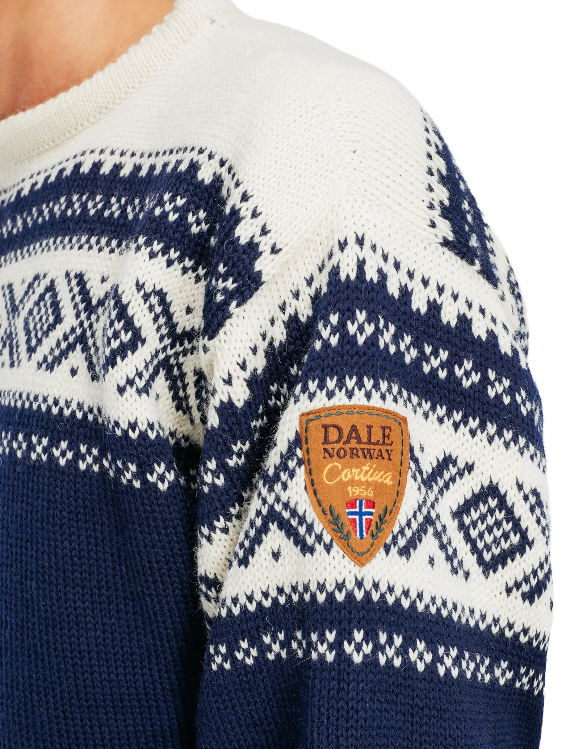 Discount Cortina 1956 Unisex Sweater - Norwegian Wool Women Round Neck