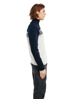 Best Sale Dalestolen Men's Merino Wool Sweater Men Half-Zip