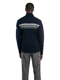 Discount Dalestolen Men's Merino Wool Sweater Men Half-Zip