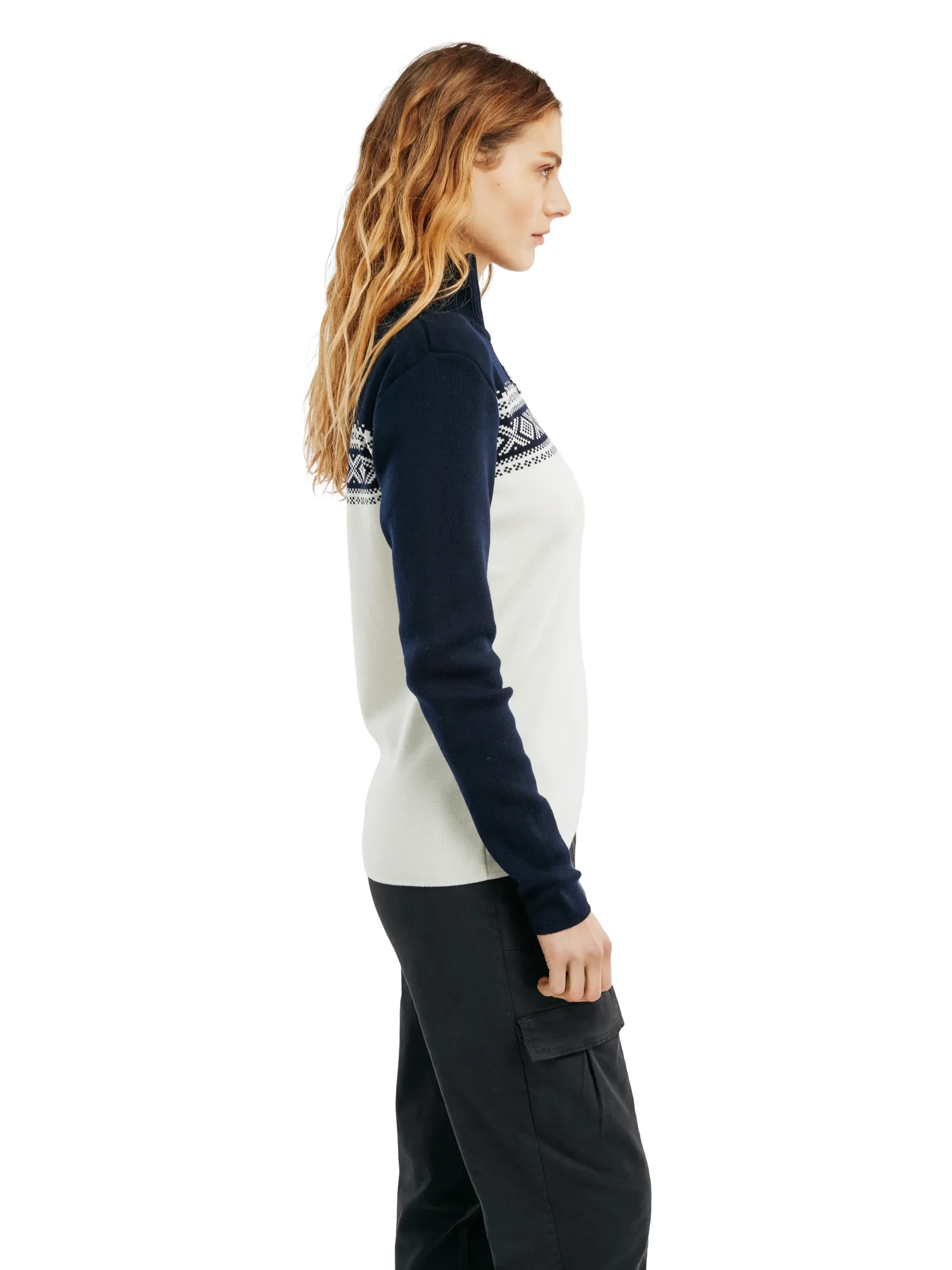 Discount Dalestolen Women's Merino Wool Sweater Women Half-Zip