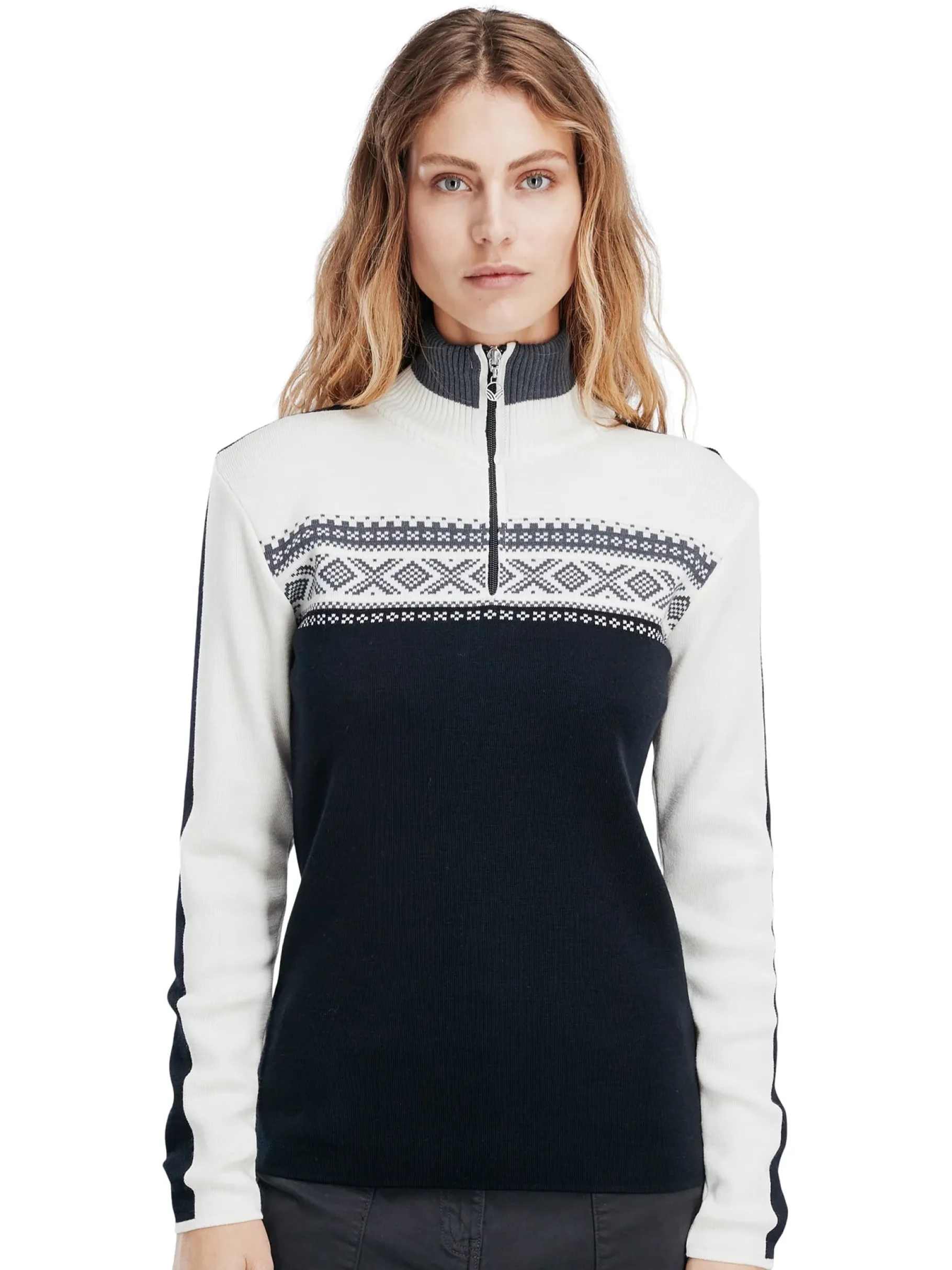 Sale Dystingen Women's Merino Wool Sweater Women Half-Zip