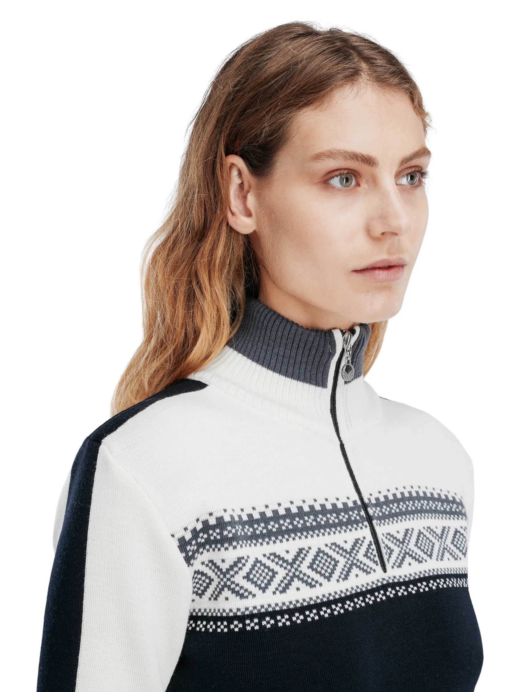Sale Dystingen Women's Merino Wool Sweater Women Half-Zip