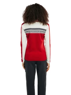 Discount Dystingen Women's Merino Wool Sweater Women Half-Zip