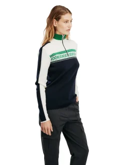 Best Sale Dystingen Women's Merino Wool Sweater Women Half-Zip