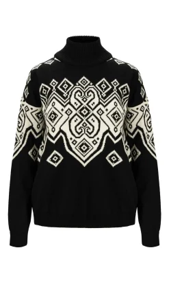 Flash Sale Falun Women's Sweater - Norwegian Wool Women Turtle-Neck