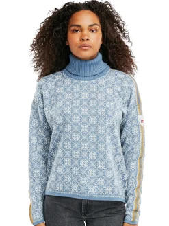 Sale Firda Women's Sweater - Merino Wool Women Turtle-Neck