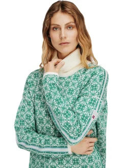 Store Firda Women's Sweater - Merino Wool Women Turtle-Neck
