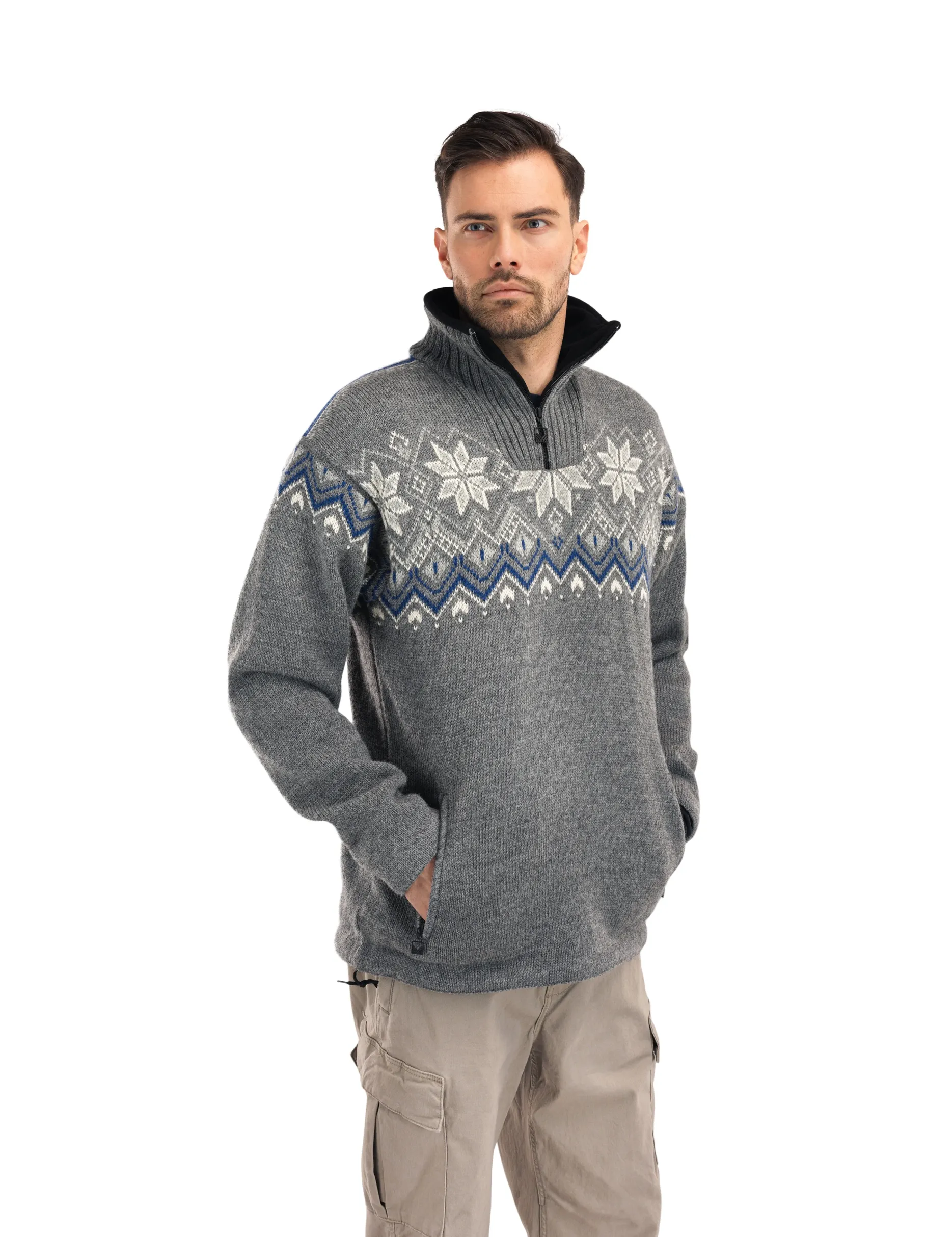 Best Fongen Weatherproof Men's Sweater - Norwegian Wool Men Weatherproof