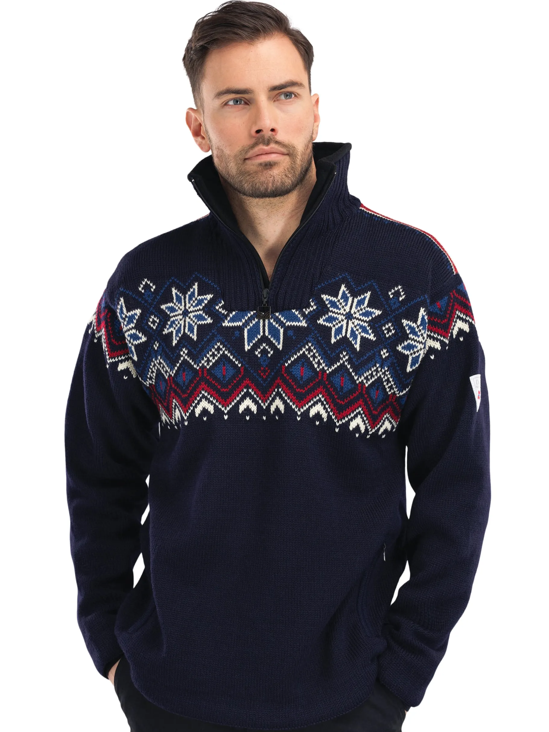 New Fongen Weatherproof Men's Sweater - Norwegian Wool Men Weatherproof