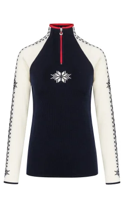 Discount Geilo Women's Sweater - Merino Wool Women Half-Zip