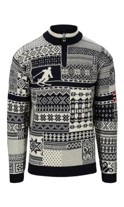 Cheap History Men's Sweater - Norwegian Wool Men Half-Zip