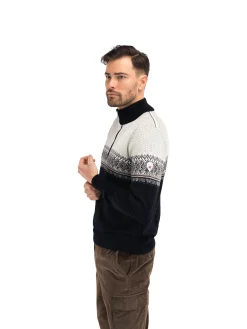 Sale Hovden Men's Sweater - Merino Wool Men Half-Zip