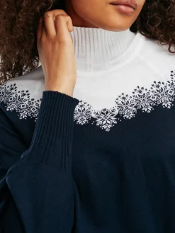 New Isfrid Women's Merino Wool Sweater Women Turtle-Neck