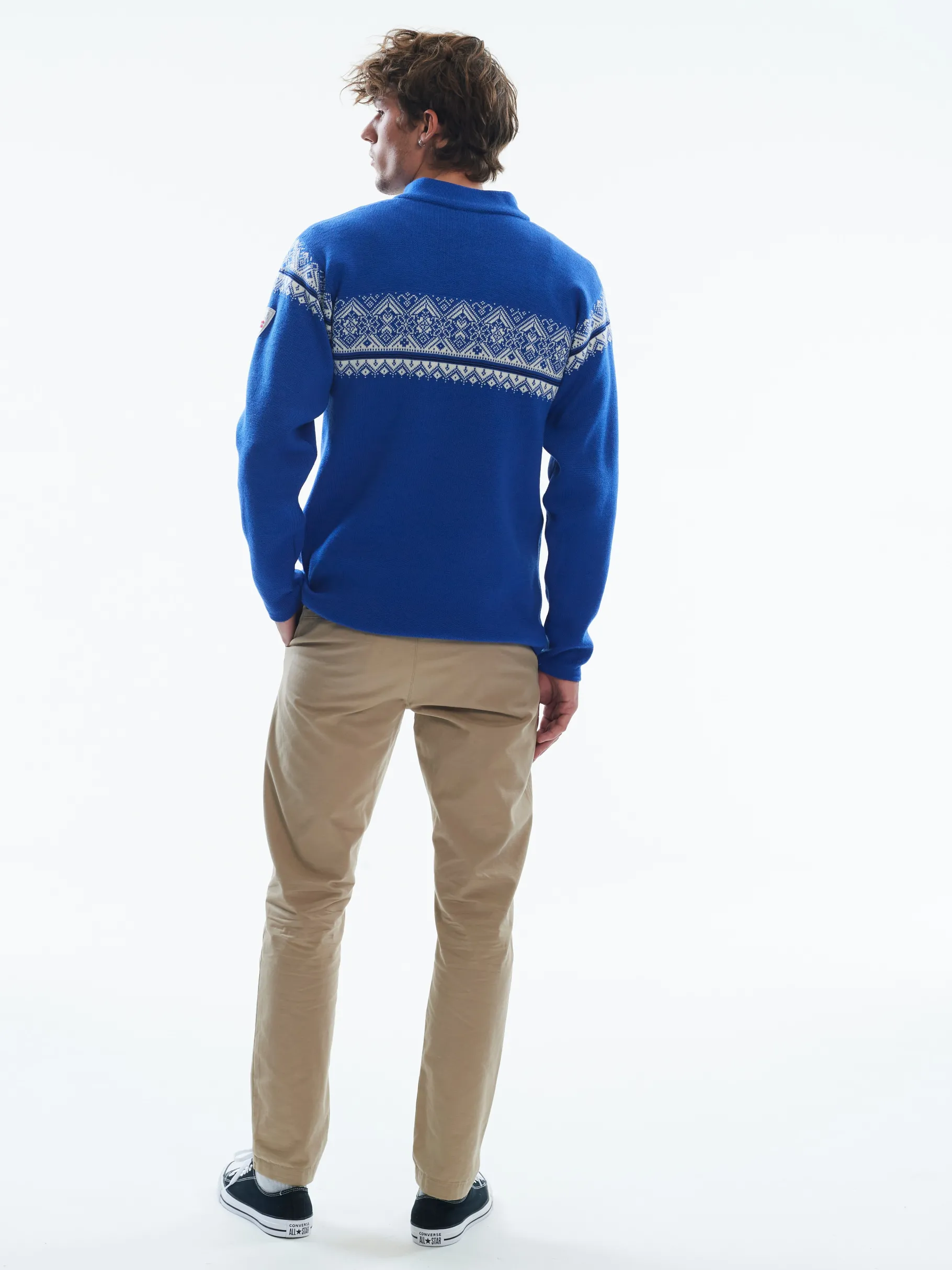 Hot Moritz Men's Sweater - Merino Wool Men Half-Zip