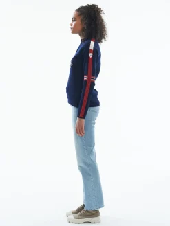 Flash Sale Ol Spirit Women's Sweater - Merino Wool Women Half-Zip