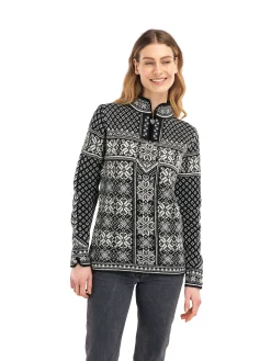 Flash Sale Peace Women's Knit Sweater Women Half-Zip