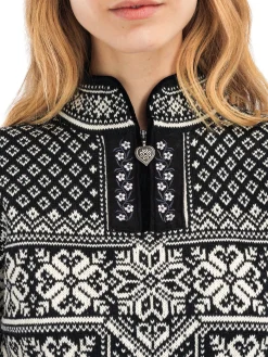 Flash Sale Peace Women's Knit Sweater Women Half-Zip