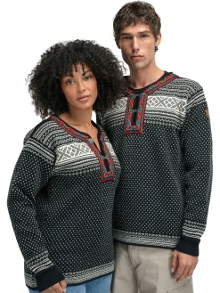 Cheap Setesdal Sweater - Norwegian Wool Women Half-Zip