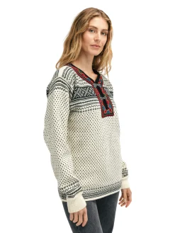 Cheap Setesdal Sweater - Norwegian Wool Women Half-Zip