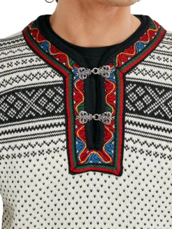 Cheap Setesdal Sweater - Norwegian Wool Women Half-Zip