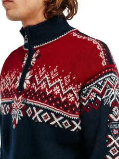 Store 140Th Anniversary Men's Sweater - Norwegian Wool Men Half-Zip