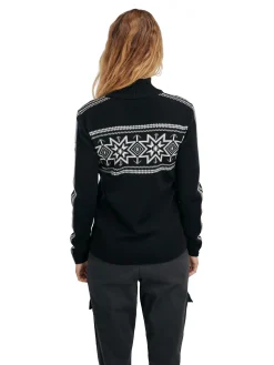 Outlet Tindefjell Women's Sweater - Merino Women Turtle-Neck