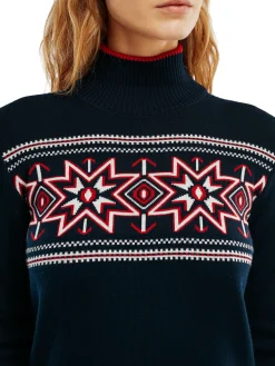 Flash Sale Tindefjell Women's Sweater - Merino Women Turtle-Neck