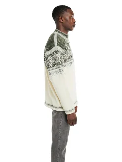 Hot Vail Men's Sweater - Norwegian Wool Men Half-Zip
