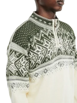 Hot Vail Men's Sweater - Norwegian Wool Men Half-Zip