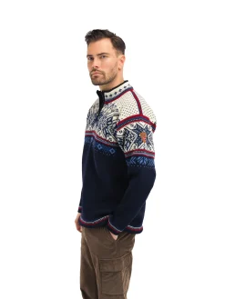Outlet Vail Men's Sweater - Norwegian Wool Men Half-Zip