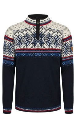 Outlet Vail Men's Sweater - Norwegian Wool Men Half-Zip