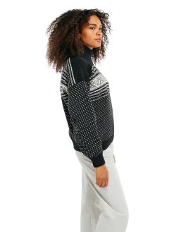 Discount Valloy Women's Wool Sweater Women Turtle-Neck
