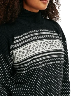 Discount Valloy Women's Wool Sweater Women Turtle-Neck