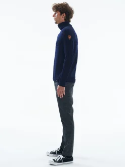 Flash Sale Vegvisir Men's Sweater - Norwegian Wool Men Half-Zip