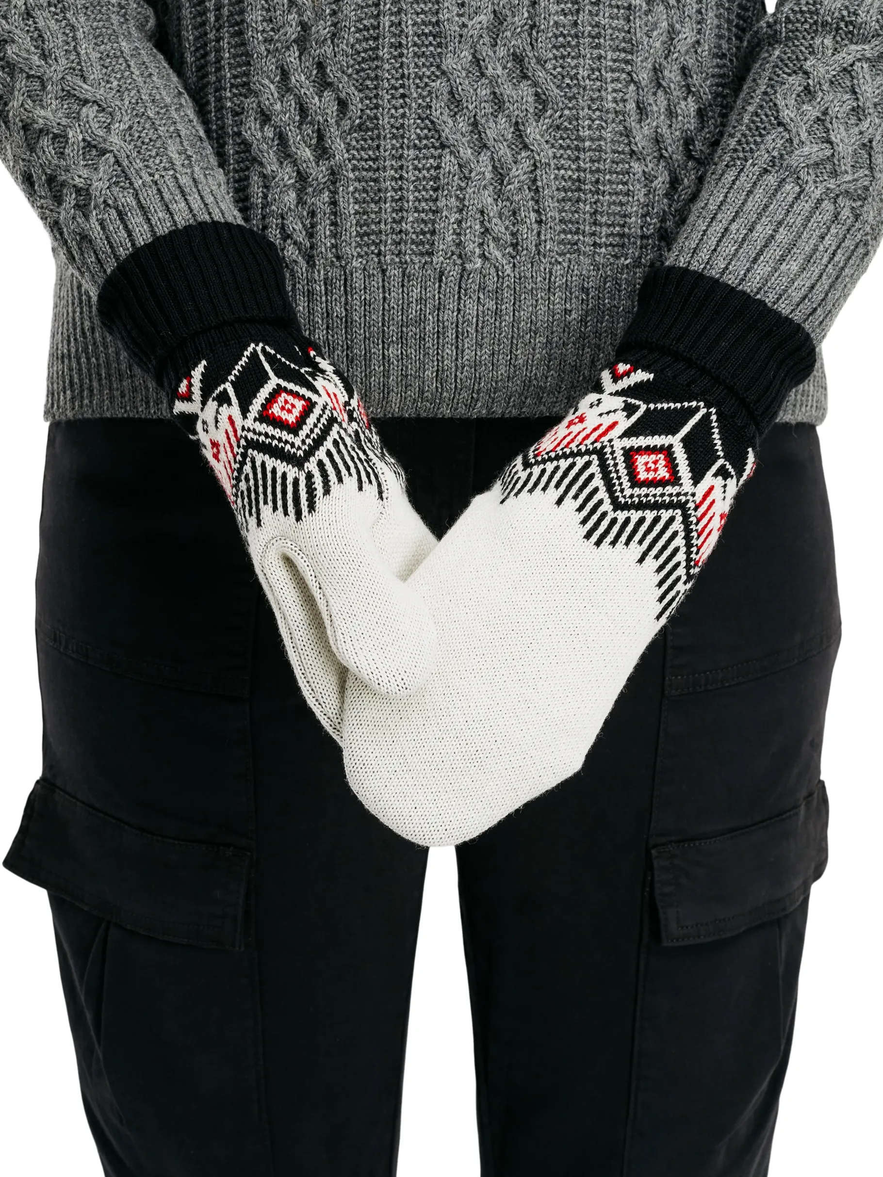 Fashion Vilja Unisex Merino Wool Mittens Women Mittens