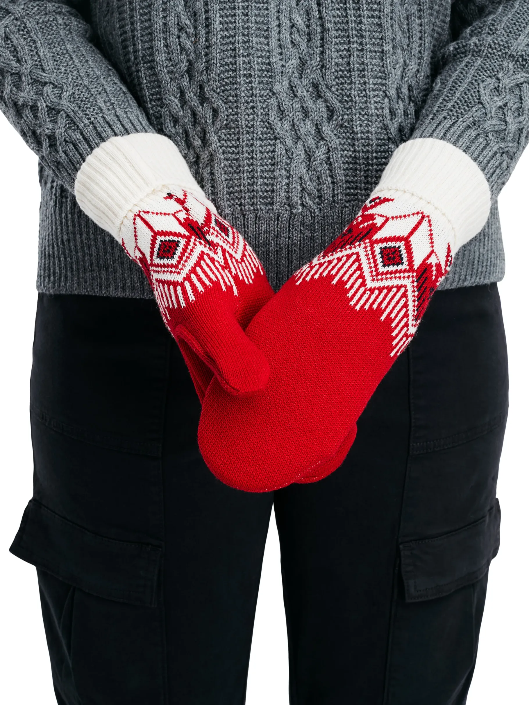 Fashion Vilja Unisex Merino Wool Mittens Women Mittens