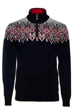 Best Winterland Men's Merino Wool Sweater Men Half-Zip