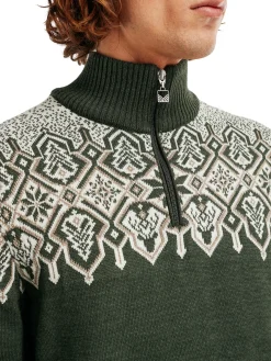 Discount Winterland Men's Merino Wool Sweater Men Half-Zip