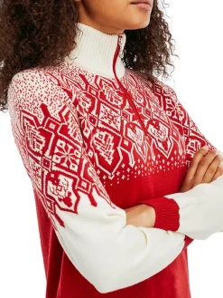 Best Sale Winterland Women's Merino Wool Sweater Women Half-Zip